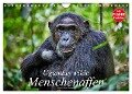 Ugandas wilde Menschenaffen (Wandkalender 2024 DIN A4 quer), CALVENDO Monatskalender - Jürgen Ritterbach