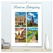 Rund um Ludwigsburg (hochwertiger Premium Wandkalender 2025 DIN A2 hoch), Kunstdruck in Hochglanz - Klaus-Peter Huschka
