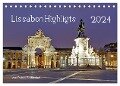 Lissabon Highlights von Petrus Bodenstaff (Tischkalender 2024 DIN A5 quer), CALVENDO Monatskalender - Petrus Bodenstaff