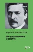 Cover-Bild zum Titel 'Die gesammelten Gedichte' von 'Hugo Von Hofmannsthal'