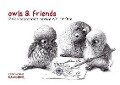 owls & friends Immerwährender Kalender (Wandkalender immerwährend DIN A4 quer) - Stefan Kahlhammer