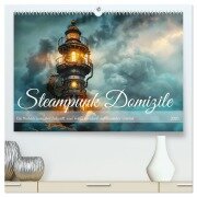 Steampunk Domizile (hochwertiger Premium Wandkalender 2026 DIN A2 quer), Kunstdruck in Hochglanz - Daniela Tapper