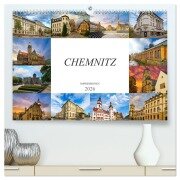 Chemnitz Impressionen (hochwertiger Premium Wandkalender 2026 DIN A2 quer), Kunstdruck in Hochglanz - Dirk Meutzner