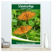 Schmetterlinge: Filigrane Flieger / Familienkalender (hochwertiger Premium Wandkalender 2025 DIN A2 hoch), Kunstdruck in Hochglanz - Karl-Hermann Althaus