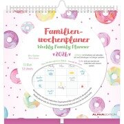 Cover-Bild zum Titel 'Familien Wochenkalender Dots 2026 - Familien-Timer - Termin-Planer - Kinder-Kalender - Familien-Kalender - 30,5x30,5' von ''
