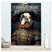 CHARAKTIERE Hunde mit Profil (hochwertiger Premium Wandkalender 2025 DIN A2 hoch), Kunstdruck in Hochglanz - Bettina Dittmann