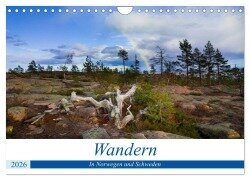 Cover-Bild zum Titel 'Wandern - In Norwegen und Schweden (Wandkalender 2026 DIN A4 quer), CALVENDO Monatskalender' von 'Rolf Dietz'