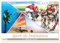 Sport als Inspiration (Tischkalender 2024 DIN A5 quer), CALVENDO Monatskalender - Dieter Gödecke