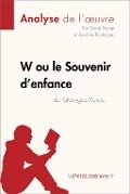W ou le Souvenir d'enfance de Georges Perec (Analyse de l'oeuvre) - Lepetitlitteraire, David Noiret, Apolline Boulanger