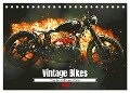 Vintage Bikes. Traumhafte Motorrad-Oldies (Tischkalender 2024 DIN A5 quer), CALVENDO Monatskalender - Rose Hurley