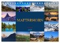 MATTERHORN Impressionen (Tischkalender 2025 DIN A5 quer), CALVENDO Monatskalender - Susan Michel