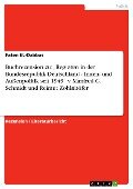 Buchrezension zu: "Regieren in der Bundesrepublik Deutschland - Innen- und Außenpolitik seit 1949" v. Manfred G. Schmidt und Reimut Zohlnhöfer - Faten El-Dabbas