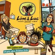 Cover-Bild zum Titel 'Löre & Luc - Unser lautes Leben (1). Folge 1: Wir ziehen um / Folge 2: Ich gehe allein Brötchen holen' von 'Jenny Alten, Leonie Below, Johannes Disselhoff'