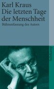 Cover-Bild zum Titel 'Die letzten Tage der Menschheit' von 'Karl Kraus'