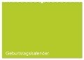 Bastel-Geburtstagskalender grün / Geburtstagskalender (Wandkalender 2024 DIN A2 quer), CALVENDO Monatskalender - Kreativ Ist Gut