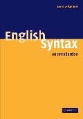 English Syntax - Andrew Radford