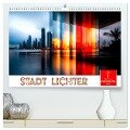 Stadt Lichter (hochwertiger Premium Wandkalender 2025 DIN A2 quer), Kunstdruck in Hochglanz - Peter Roder