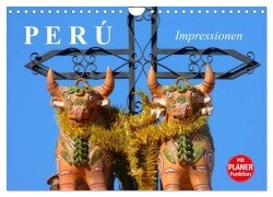 Perú. Impressionen (Wandkalender 2025 DIN A4 quer), CALVENDO Monatskalender - Elisabeth Stanzer