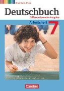 Cover-Bild zum Titel 'Deutschbuch 7. Schuljahr. Arbeitsheft mit Lösungen. Differenzierende Ausgabe Rheinland-Pfalz' von 'Friedrich Dick, Agnes Fulde, Marianna Lichtenstein, Toka-Lena Rusnok'