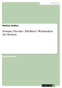 Fontane, Theodor - Effi Briest - Werkanalyse des Romans - Bettina Anders