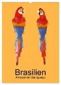 Brasilien - Amazonien bis Iguaçu (Wandkalender 2025 DIN A2 hoch), CALVENDO Monatskalender - Rudolf Blank