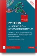 Cover-Bild zum Titel 'Python für Ingenieure und Naturwissenschaftler' von 'Hans-Bernhard Woyand'