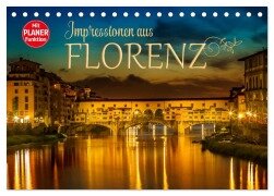 Impressionen aus FLORENZ (Tischkalender 2025 DIN A5 quer), CALVENDO Monatskalender - Melanie Viola