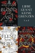 Cover-Bild zum Titel 'Liebe kennt keine Grenzen 1-3: Blood & Ash / Flesh & Fire / Crown & Bones' von 'Jennifer L. Armentrout'