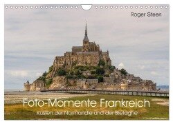 Küsten der Normandie und der Bretagne (Wandkalender 2026 DIN A4 quer), CALVENDO Monatskalender - Roger Steen