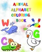 Animal Alphabet Coloring Book - Maryan Ben Kim