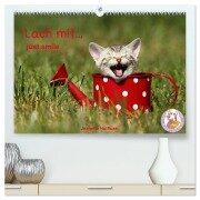 Cover-Bild zum Titel 'lach mit...just smile (hochwertiger Premium Wandkalender 2026 DIN A2 quer), Kunstdruck in Hochglanz' von 'Jeanette Hutfluss'
