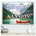 Kanadas Wunder (hochwertiger Premium Wandkalender 2025 DIN A2 quer), Kunstdruck in Hochglanz - Happy Monkey