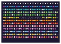 365 Pearls Calendar (Tischkalender 2025 DIN A5 quer), CALVENDO Monatskalender - ROTH-Design ROTH-Design