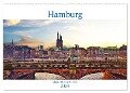 Hamburg sehen, fühlen und lieben (Wandkalender 2024 DIN A2 quer), CALVENDO Monatskalender - Paul Michalzik