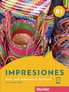 Cover-Bild zum Titel 'Impresiones B1. Kurs- und Arbeitsbuch mit 2 Audio-CDs' von 'Montserrat Varela Navarro, Luz Astrid Sánchez Triana, Olga Balboa Sánchez, Claudia Teissier de Wanner, Berta Villarino Cirici'