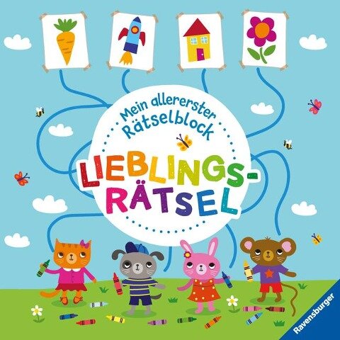 Ravensburger Mein allererster Rätselblock - Lieblingsrätsel - Rätselblock für Kinder ab 3 Jahren - Lisa Regan