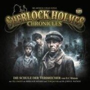 Cover-Bild zum Titel 'Die Schule der Verbrecher - Folge 121' von 'Sherlock Holmes Chronicles'