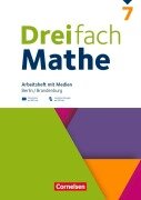Cover-Bild zum Titel 'Dreifach Mathe 7. Schuljahr - Berlin und Brandenburg - Arbeitsheft mit Medien und Lösungen' von ''