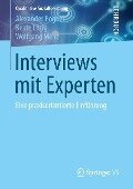 Interviews mit Experten - Alexander Bogner, Wolfgang Menz, Beate Littig
