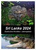 Sri Lanka 2024 - Exotisches Paradies - Jahresplaner (Wandkalender 2024 DIN A2 hoch), CALVENDO Monatskalender - Hamburg Mirko Weigt