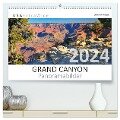 GRAND CANYON Panoramabilder (hochwertiger Premium Wandkalender 2024 DIN A2 quer), Kunstdruck in Hochglanz - Dieter-M. Wilczek