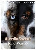 Australian Shepherd - Beste Freunde (Tischkalender 2024 DIN A5 hoch), CALVENDO Monatskalender - Youlia Youlia