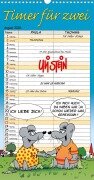 Cover-Bild zum Titel 'Uli Stein Timer für zwei 2026: Monatskalender für die Wand' von 'Uli Stein'