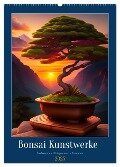 Bonsai Kunstwerke (Wandkalender 2025 DIN A2 hoch), CALVENDO Monatskalender - Franky Franky58