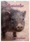 Schweinischer Terminplaner (Wandkalender 2024 DIN A4 hoch), CALVENDO Monatskalender - Martina Berg