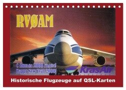 Historische Flugzeuge auf QSL-Karten (Tischkalender 2026 DIN A5 quer), CALVENDO Monatskalender - Henning von Löwis of Menar