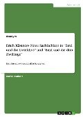 Erich Kästners Neue Sachlichkeit in "Emil und die Detektive" und "Emil und die drei Zwillinge" - Anonymous