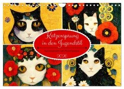 Katzensprung in den Jugendstil (Wandkalender 2026 DIN A4 quer), CALVENDO Monatskalender - Anja Frost