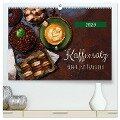 Kaffeesatz - Kunst und Tradition (hochwertiger Premium Wandkalender 2025 DIN A2 quer), Kunstdruck in Hochglanz - Anja Frost