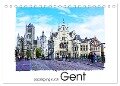 Spaziergang durch Gent (Tischkalender 2025 DIN A5 quer), CALVENDO Monatskalender - Gabi Hampe